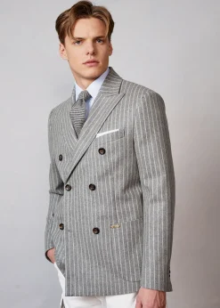 Herren Luis Trenker Nadelstreifen-Blazer Lusimone