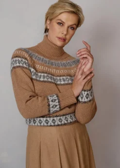 Damen Luis Trenker Norweger-Pullover Luwinona