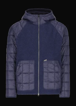 Herren Luis Trenker Nylon-Jacke Mit Strickvorderteil Lutluc