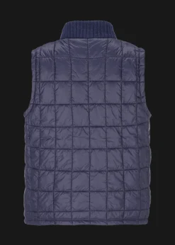 Herren Luis Trenker Nylon-Weste Mit Strickkragen Lugus