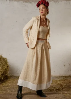 Damen Luis Trenker One-Button-Blazer Aus Jersey-Spitze Luregina