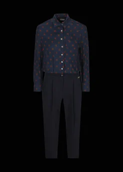 Damen Luis Trenker Overall Im Materialmix Lurimma