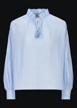 Damen Luis Trenker Oversized Bluse Mit Ballonärmeln Lufabiana