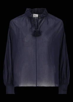 Damen Luis Trenker Oversized Bluse Mit Ballonärmeln Lufabiana