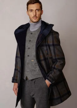 Herren Luis Trenker Parka Mit Karomuster Lujosef