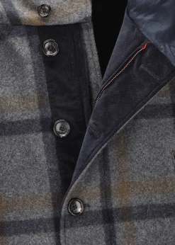 Herren Luis Trenker Parka Mit Karomuster Lujosef