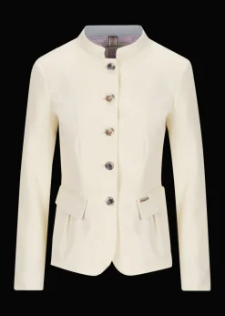 Damen Luis Trenker Piqué-Blazer Aus Baumwollstretch Lurosina