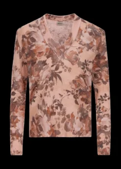 Damen Luis Trenker Pullover Mit V-Ausschnitt Luyara