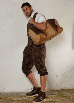 Damen/Herren Luis Trenker Reisetasche Im Materialmix Lutravel