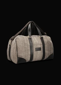 Herren Luis Trenker Reisetasche Mit Fischgrätmuster Lutravel