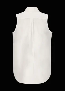 Damen Luis Trenker Ärmellose Baumwollbluse Lubetta