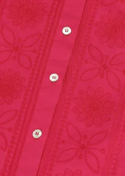 Damen Luis Trenker Ärmellose Baumwollbluse Lubetta