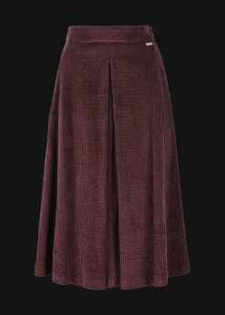 Damen Luis Trenker Rock Aus Jersey-Cord Lunatalia