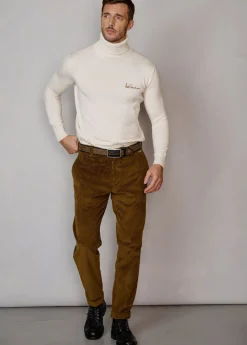 Herren Luis Trenker Rollkragenpullover Aus Merinowolle Luwalbert