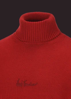 Herren Luis Trenker Rollkragenpullover Aus Merinowolle Luwalbert