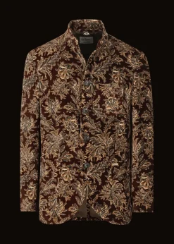 Herren Luis Trenker Samtblazer Mit Damastmuster Lusandro
