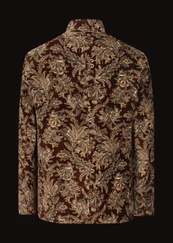 Herren Luis Trenker Samtblazer Mit Damastmuster Lusandro