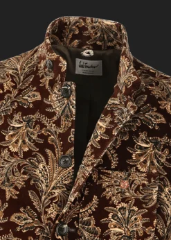 Herren Luis Trenker Samtblazer Mit Damastmuster Lusandro