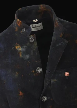 Herren Luis Trenker Samtblazer Mit Print Lusandro