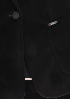 Damen Luis Trenker Samt-Blazer Mit Reverskragen Luramea