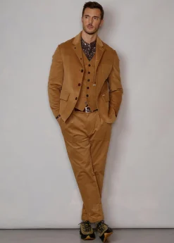 Herren Luis Trenker Samtblazer Mit Reverskragen Lurobert