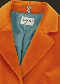 Damen Luis Trenker Samt-Blazer Mit Reverskragen Luramea