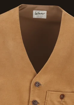 Herren Luis Trenker Samt-Weste Luseba