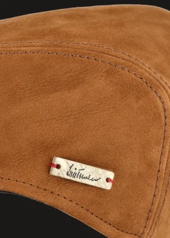 Damen/Herren Luis Trenker Schiebermütze Aus Leder Lumbertus