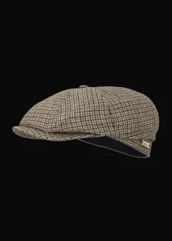 Damen/Herren Luis Trenker Schirmmütze Mit Hahnentrittmuster Luondis