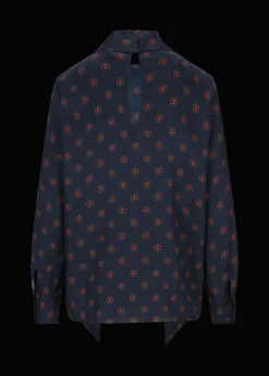 Damen Luis Trenker Schluppenbluse Mit Print Lubianca