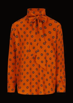 Damen Luis Trenker Schluppenbluse Mit Print Lubianca