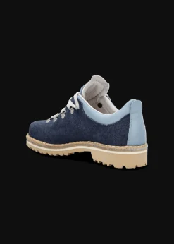 Damen Luis Trenker Schnürschuh Aus Canvas Und Leder Lulea