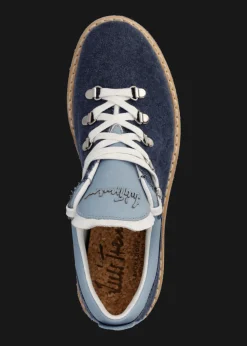 Damen Luis Trenker Schnürschuh Aus Canvas Und Leder Lulea