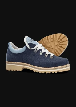 Damen Luis Trenker Schnürschuh Aus Canvas Und Leder Lulea