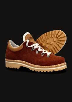 Damen Luis Trenker Schnürschuh Aus Canvas Und Leder Lulea