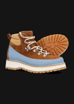 Damen Luis Trenker Schnürschuh Aus Wildleder Lulara