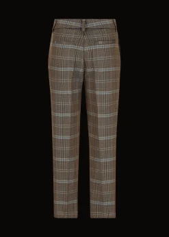 Damen Luis Trenker Schurwoll-Hose Mit Hahnentrittmuster Luleonelle