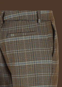 Damen Luis Trenker Schurwoll-Hose Mit Hahnentrittmuster Luleonelle