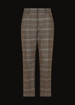 Damen Luis Trenker Schurwoll-Hose Mit Hahnentrittmuster Luleonelle