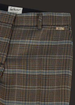 Damen Luis Trenker Schurwoll-Hose Mit Hahnentrittmuster Luleonelle