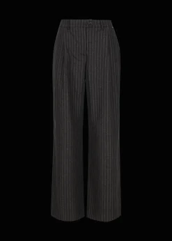 Damen Luis Trenker Schurwoll-Hose Mit Nadelstreifen Luxara