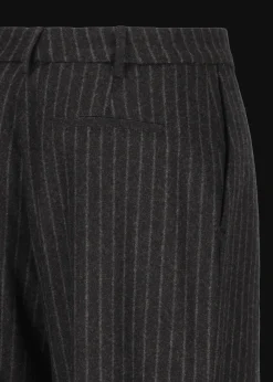 Damen Luis Trenker Schurwoll-Hose Mit Nadelstreifen Luxara