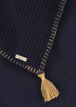 Damen Luis Trenker Schurwoll-Poncho Mit Rollkragen Lupiera