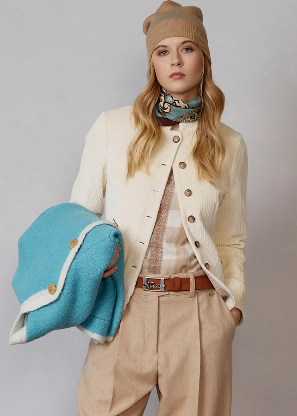 Damen Luis Trenker Seidentuch Lufrancara