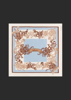 Damen Luis Trenker Seidentuch Mit Blumenmotiv Lufrancara