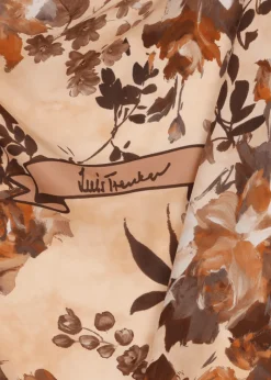 Damen Luis Trenker Seidentuch Mit Blumenprint Lufrancara
