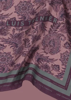 Damen Luis Trenker Seidentuch Mit Floralem Muster Lufrancara