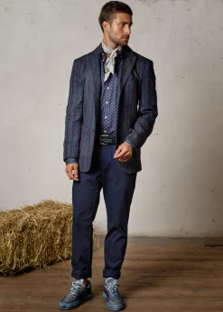 Herren Luis Trenker Sneaker Aus Canvas Und Leder Luleon