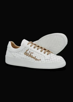 Herren Luis Trenker Sneaker Aus Geflochtenem Leder Lupintros