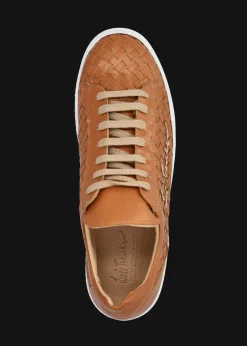 Herren Luis Trenker Sneaker Aus Geflochtenem Leder Lupintros